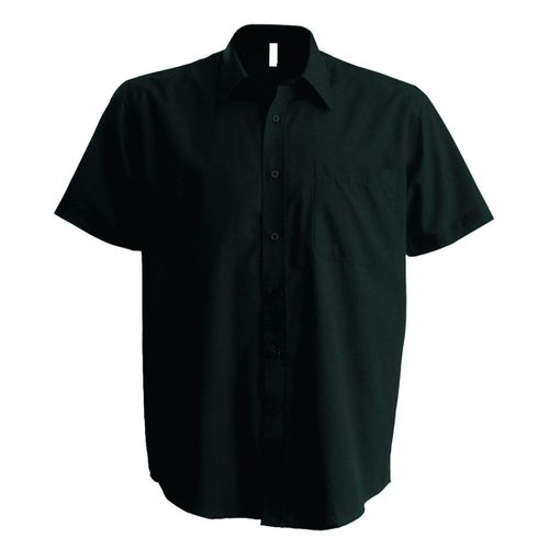 Chemise Popeline Manches Courtes - K551- Gris Zinc - Homme