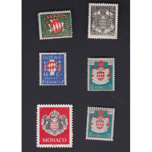 Monaco Armoiries D'état Lot Timbres Lot 01 Tp3