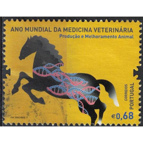 Portugal 2011 Oblitéré Used Année Mondiale De La Médecine Vétérinaire Cheval Su