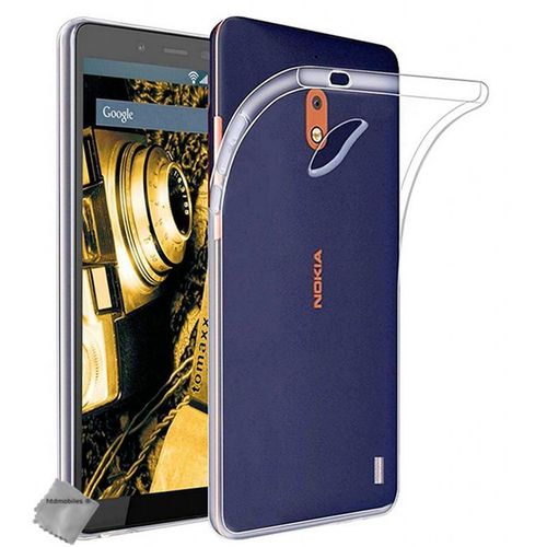 Housse Etui Coque Silicone Gel Fine Nokia 1 Plus + Verre Trempe - Transparent Tpu