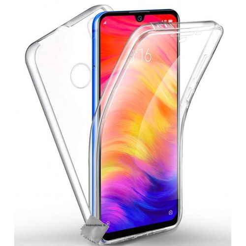 Housse Etui Coque Gel 360 Integrale Xiaomi Redmi 7 + Film Ecran - Transparent