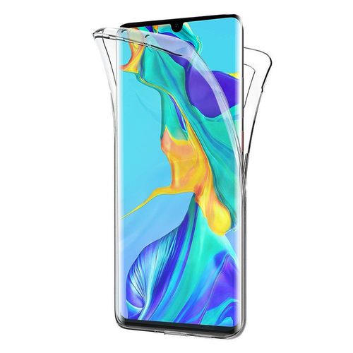 Coque Avant Et Arrière Silicone Pour Huawei P30 Pro 6.47" 360° Protection Intégrale - Transparent