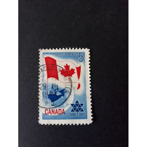 Timbre Canada Centenaire 1967 Tp3
