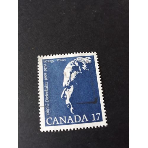 Timbre Canada John Diefenbaker 1980 Tp3