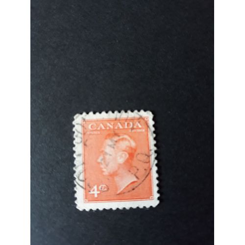Timbre Canada Georges Vi Roi King 1949 Tp3