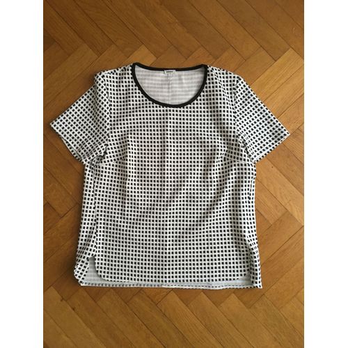 Tee-Shirt Pimkie Carrés Noir Et Blanc Taille M