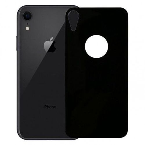 Film Verre Trempé Arrière Noir Pour Iphone Xr Intégral Noir