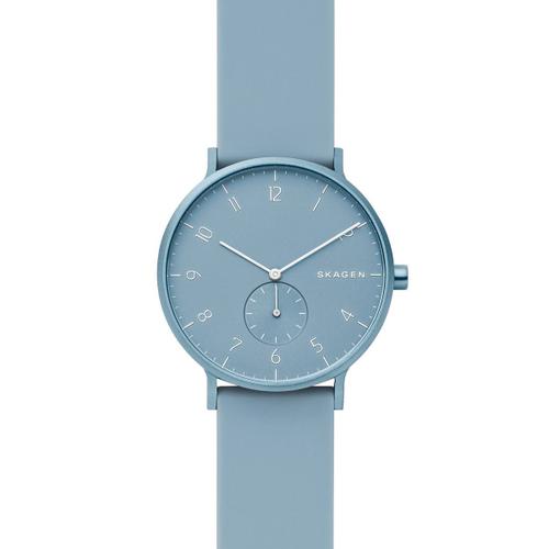 Montre Skagen En Silicone Bleu