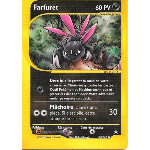 Carte Pokemon Farfuret 110/147. 60 Pv.