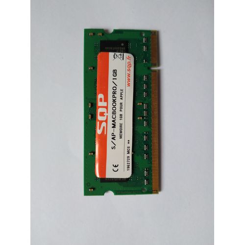 MEMOIRE 1GB SQP DDR2 PC2-5300S MACBOOKPRO