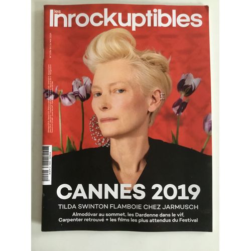 Les Inrockuptibles 1224 Cannes Tilda Swinton Almodovar Frères Dardenne John Carpenter Peter Doherty