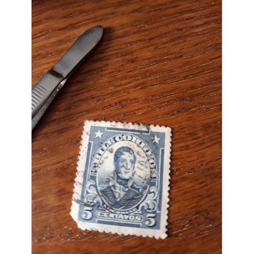 Timbre Chili Chile Amiral Cochrane 1929 Environ Oblitere Tp1