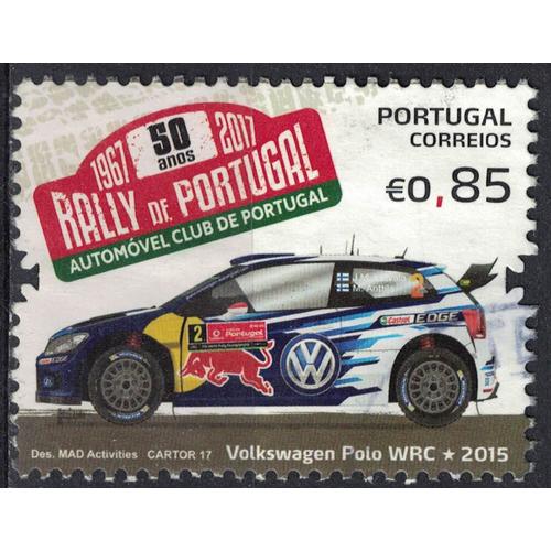 Portugal 2017 Oblitéré Used Rally Du Portugal Rallye Voiture Volkswagen Polo Wrc Su