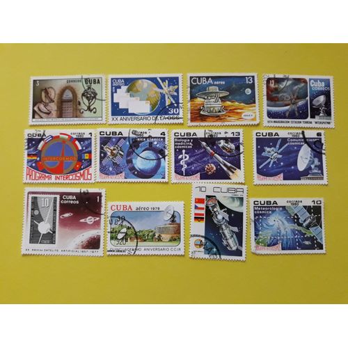 12 Timbres Espace De Cuba