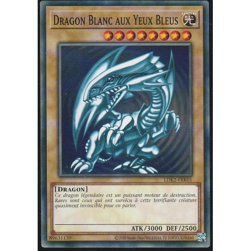 Carte Yu-Gi-Oh - Dragon Blanc Aux Yeux Bleus - Ldk2-Frk01