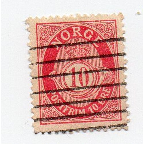 Norvège- 1 Timbre Oblitéré- N°39- Armoiries