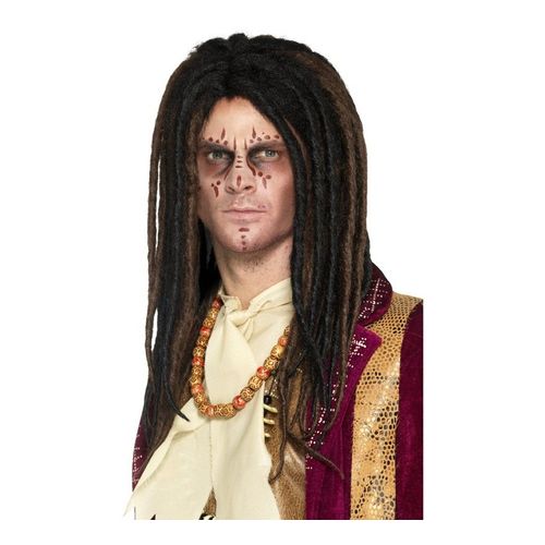 Perruque De Sorcier Vaudou (Taille Unique)