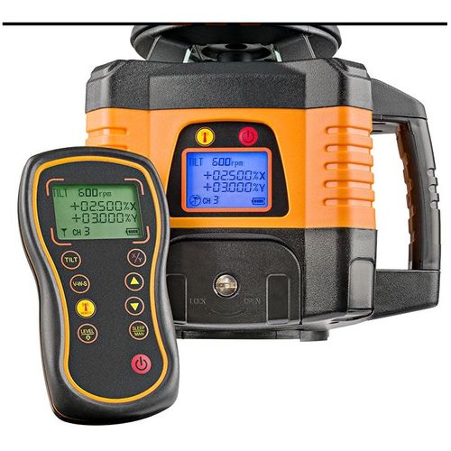 Geo Fennel - Laser rotatif horizontal double pente portée Ø 800 m (LK 3R) - FL 150H-G