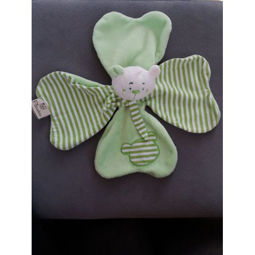 Doudou Cmp Filoudou Ours Trefle Vert