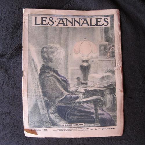 Les Annales N° 1697 (Guerre 14/18) Du 2 Janvier 1916