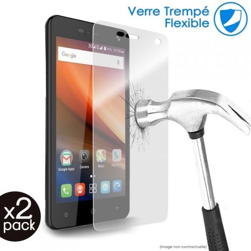 Verre Fléxible Dureté 9h Pour Smartphone Leagoo M11 (Pack X2)