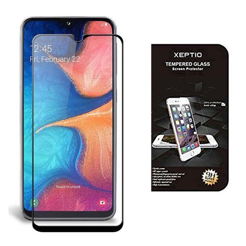 Samsung Galaxy A10 : Protection D'écran En Verre Trempé Full Cover Noir - Tempered Glass Screen Protector/Films Vitre Protecteur Smartphone Galaxy A10 - Accessoires