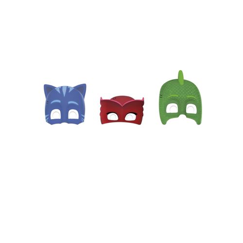 6 Masques En Carton Pyjamasques Taille Unique