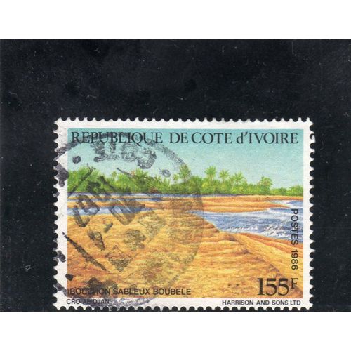 Timbre-Poste De Côte DIvoire (Paysage Côtier)
