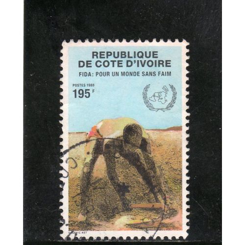 Timbre-Poste De Côte DIvoire (10ème Anniversaire Du Fonds International Pour Le Développement Agricole)