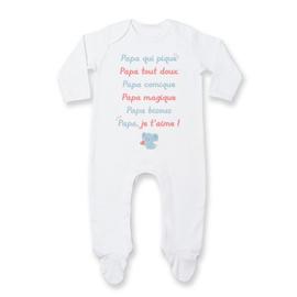 Pyjama Bebe Papa Je T Aime Mode Enfant Rakuten