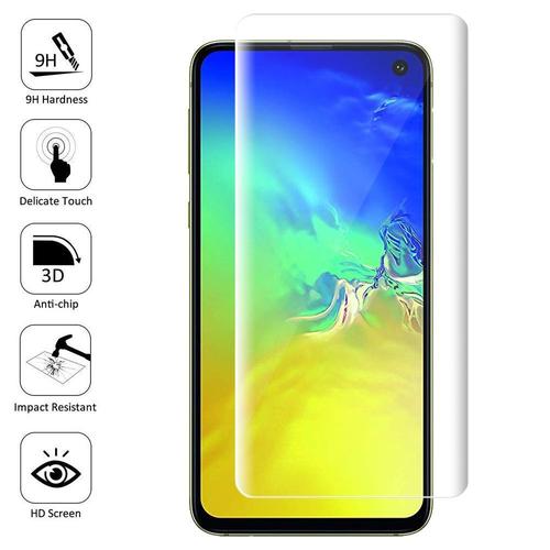 Fezzor® Samsung Galaxy S10 Plus, Film De Protection Écran En Verre Trempé Pour Samsung Galaxy S10+