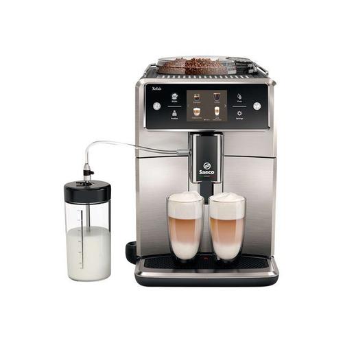 Saeco Xelsis SM7683 - Machine à café automatique avec buse vapeur "Cappuccino" - noir/inox