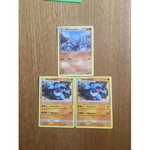 (1379) 2x Rhinoféros + Rhinocorne (Pokemon)