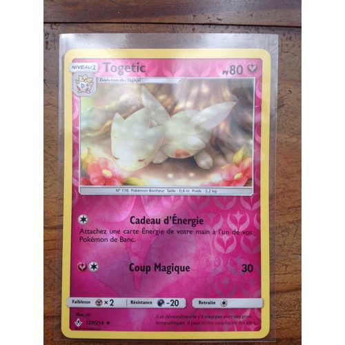 Togetic Reverse 137/214 Série Soleil Et Lune Alliance Infaillible
