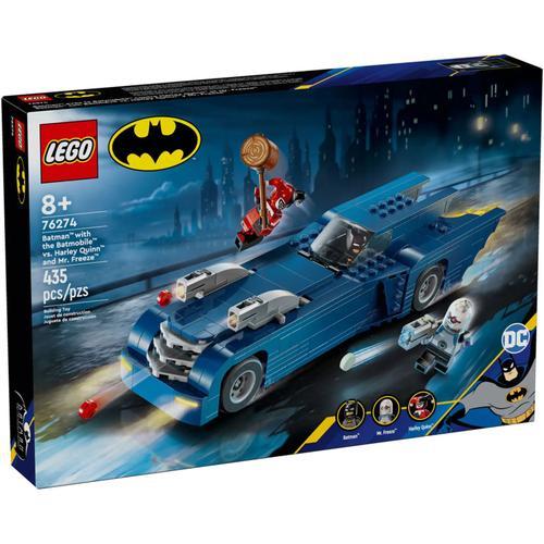 Lego Dc Comics - Batman Avec La Batmobile Contre Harley Quinn Et Mr. Freeze - 76274