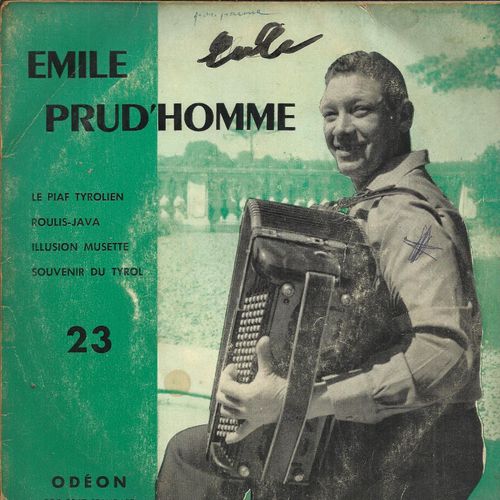 N° 23 - Le Piaf Tyrolien (E. Prud'homme) - Roulis-Java (E. Prud'homme) / Illusion Musette (E. Prud'homme - Jonato) - Souvenir Du Tyrol (Jacques Valdier)