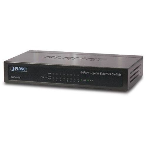 PLANET GSD-803 - Commutateur - 8 x 10/100/1000 - Ordinateur de bureau