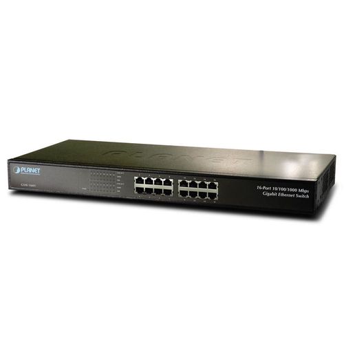 PLANET GSW-1601 - Commutateur - non géré - 16 x 10/100/1000 - Ordinateur de bureau