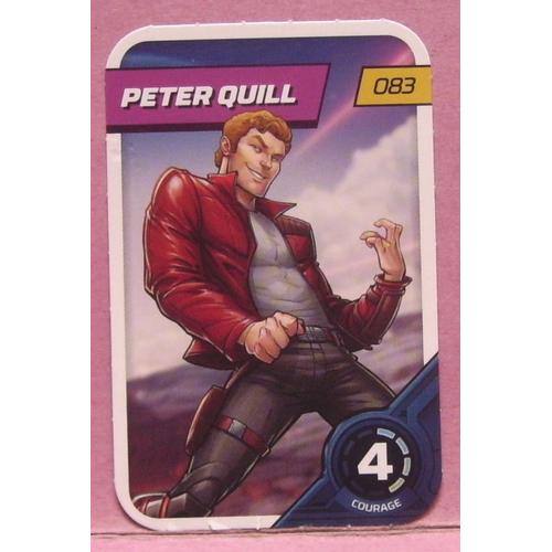Carte De Jeu / Collection Marvel N° 083 - Peter Quill - Défie Tes Héros - Leclerc - 2023