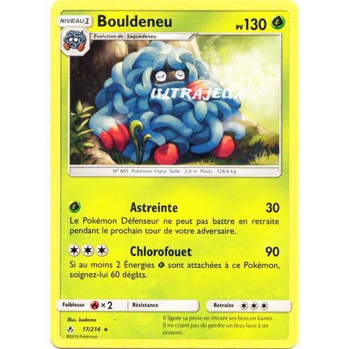 Pokémon - 17/214 - Sl10 - Soleil Et Lune - Alliance Infaillible - Bouldeneu - Rare