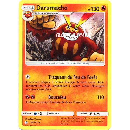 Pokémon - 24/214 - Sl10 - Soleil Et Lune - Alliance Infaillible - Darumacho - Rare