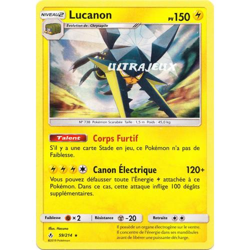 Pokémon - 59/214 - Lucanon - Sl10 - Soleil Et Lune - Alliance Infaillible - Holo Rare