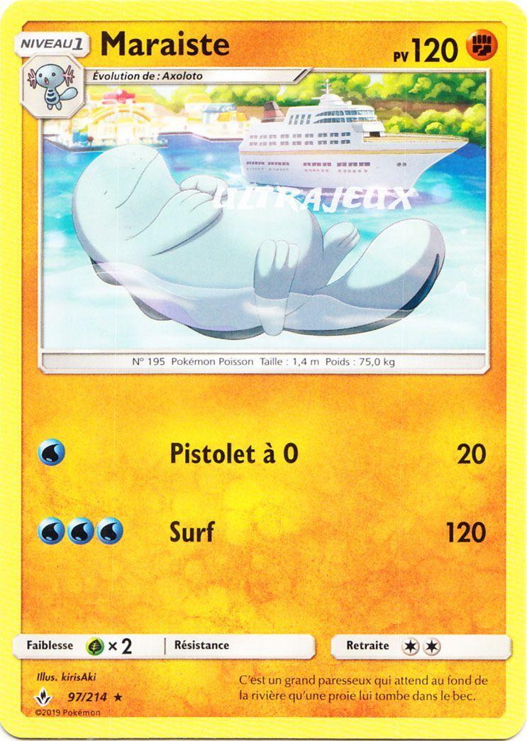 Collectible Card Games Accessories Carte Pokemon Maraiste 97 214 Rare Soleil Et Lune 10 Sl10 Fr Neuf Toys Hobbies