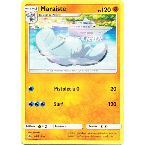 Pokémon - 97/214 - Maraiste - Sl10 - Soleil Et Lune - Alliance Infaillible - Rare