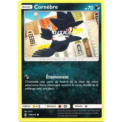 Pokémon - 108/214 - Sl10 - Soleil Et Lune - Alliance Infaillible - Cornèbre - Commune