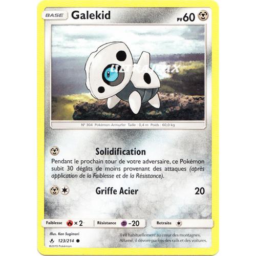 Pokémon - 123/214 - Galekid - Sl10 - Soleil Et Lune - Alliance Infaillible - Commune
