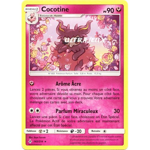 Pokémon - 142/214 - Cocotine - Sl10 - Soleil Et Lune - Alliance Infaillible - Rare