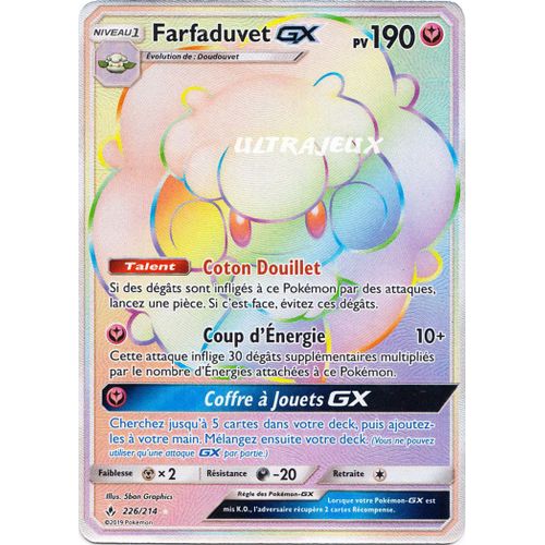 Pokémon - 226/214 - Farfaduvet Gx - Sl10 - Soleil Et Lune - Alliance Infaillible - Secret Rare