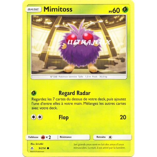 Pokémon - 9-R/214 - Mimitoss - Reverse