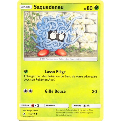 Pokémon - 16-R/214 - Saquedeneu - Reverse